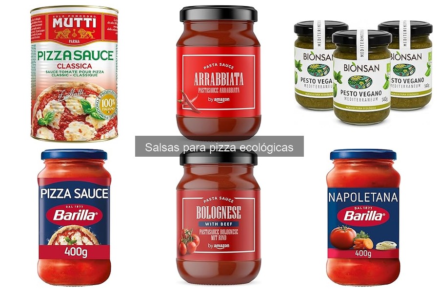 Dónde comprar salsas para pizza ecológicas de calidad