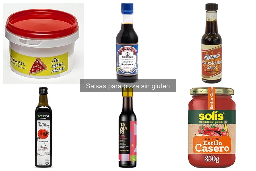 Dónde comprar salsas para pizza sin gluten: mejores opciones