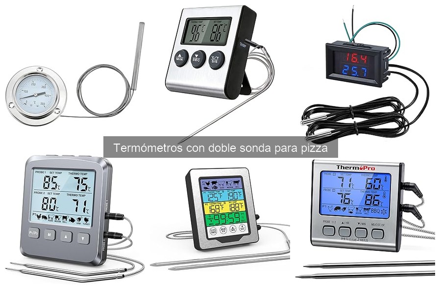 Dónde comprar un termómetro de doble sonda para pizza