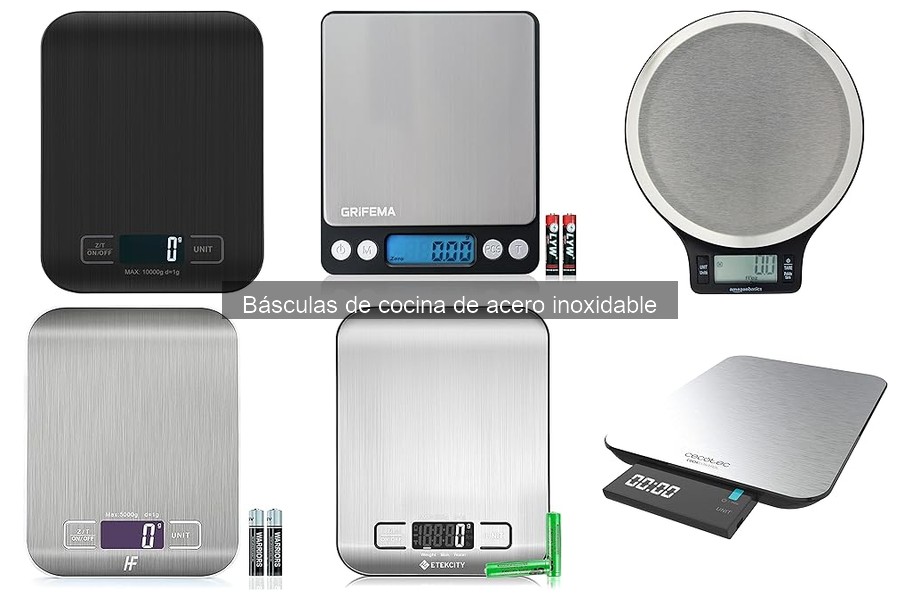 Dónde comprar una báscula de cocina de acero inoxidable