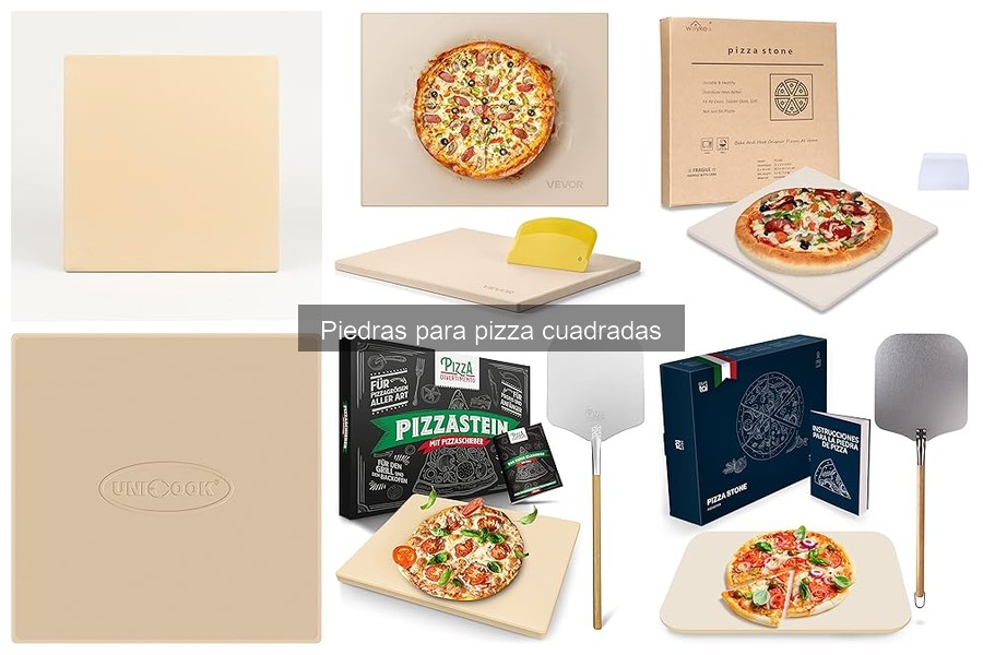 Efectos de la piedra para pizza cuadrada en la cocción