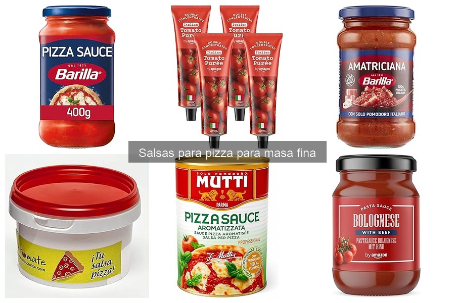 Efectos de la salsa en la textura de la masa fina para pizza