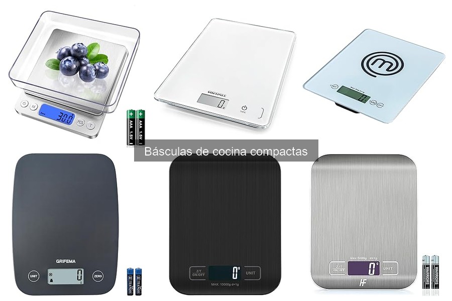 Errores comunes al usar básculas de cocina compactas