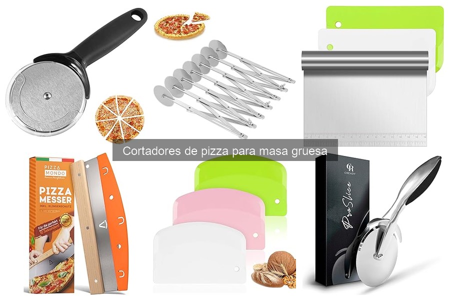 Errores comunes al usar cortadores de pizza para masa gruesa