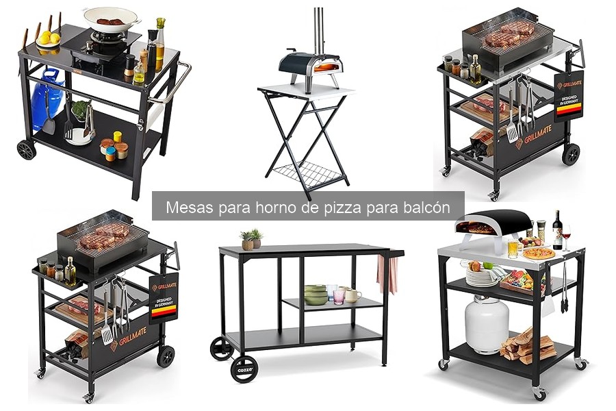 Errores comunes al usar mesas para horno de pizza en el balcón