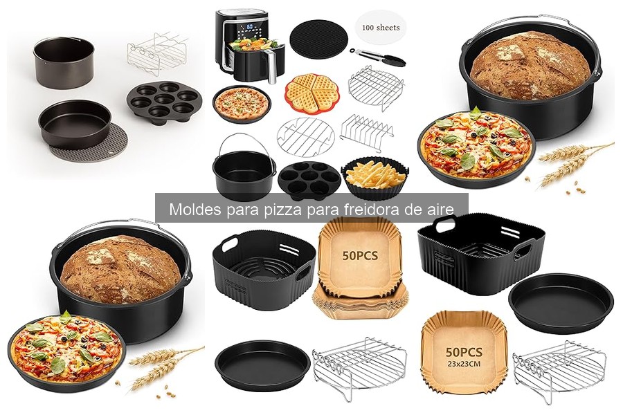 Errores comunes al usar moldes para pizza en freidora de aire