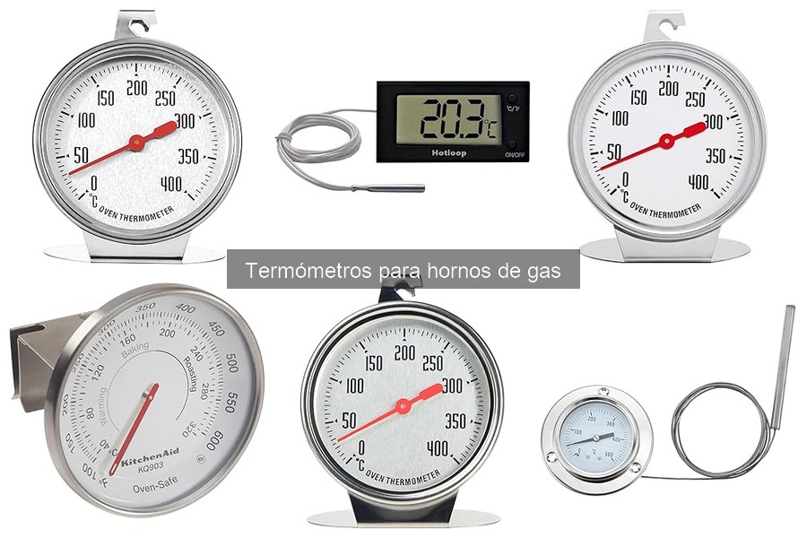 Errores comunes al usar termómetros para hornos de gas