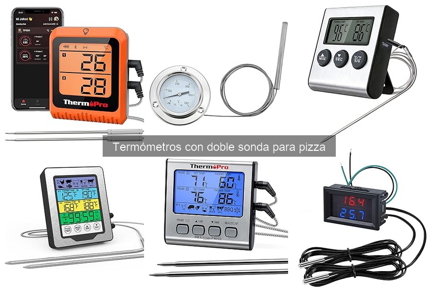 Errores comunes al usar un termómetro de doble sonda para pizza