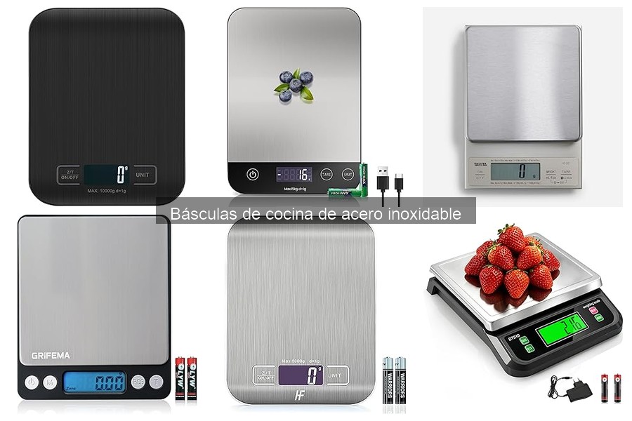 Errores comunes al usar una báscula de cocina de acero inoxidable