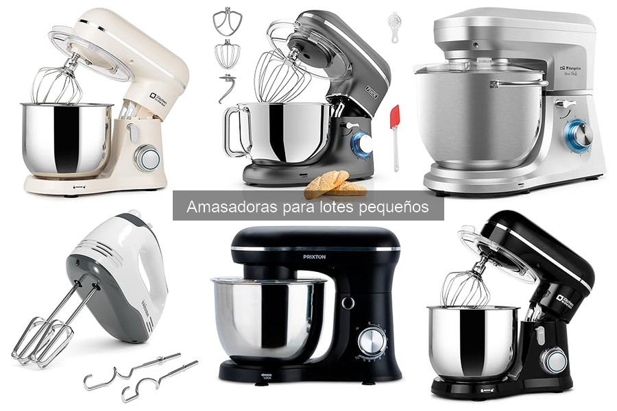 Guía de compra de amasadoras para lotes pequeños