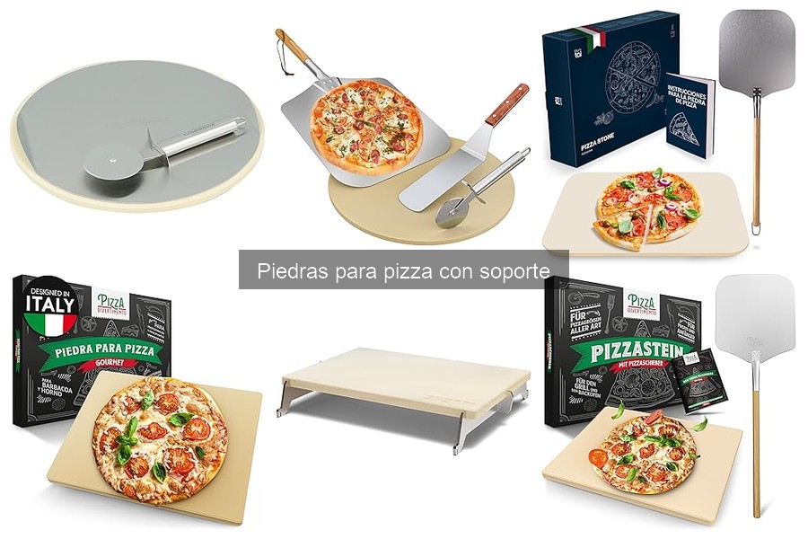 Guía de compra de piedras para pizza con soporte
