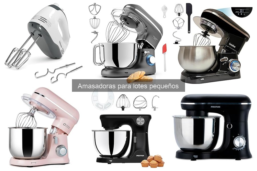 Guía para elegir amasadoras para lotes pequeños