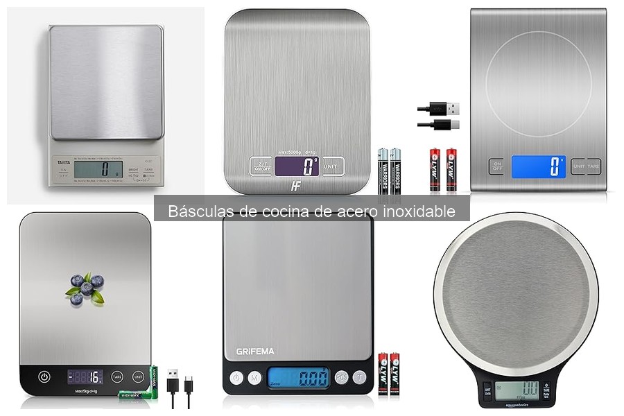 Guía para elegir la mejor báscula de cocina de acero inoxidable