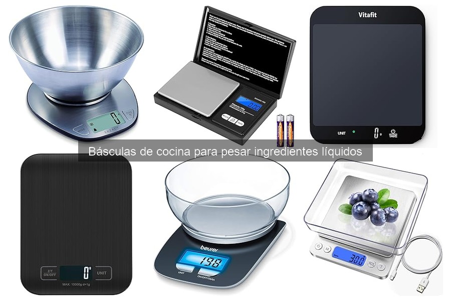 Guía para elegir la mejor báscula de cocina para líquidos