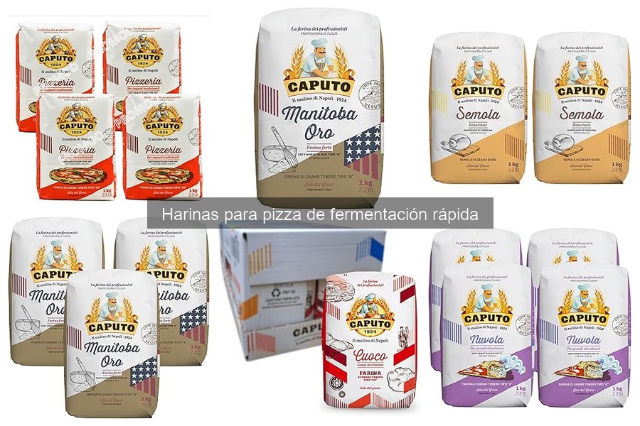Harina de fermentación rápida para pizza: qué es y beneficios