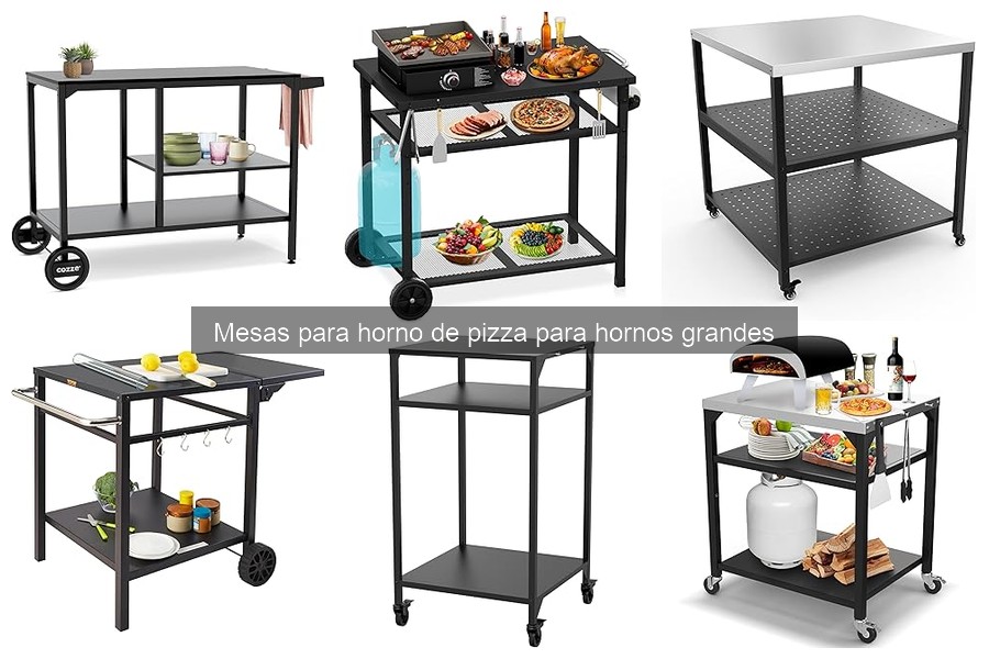 Innovaciones en mesas para hornos de pizza: tendencias 2023