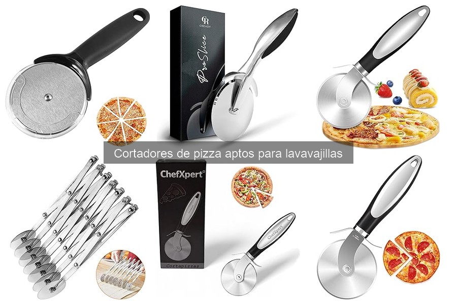 Instrucciones de uso para cortadores de pizza en lavavajillas