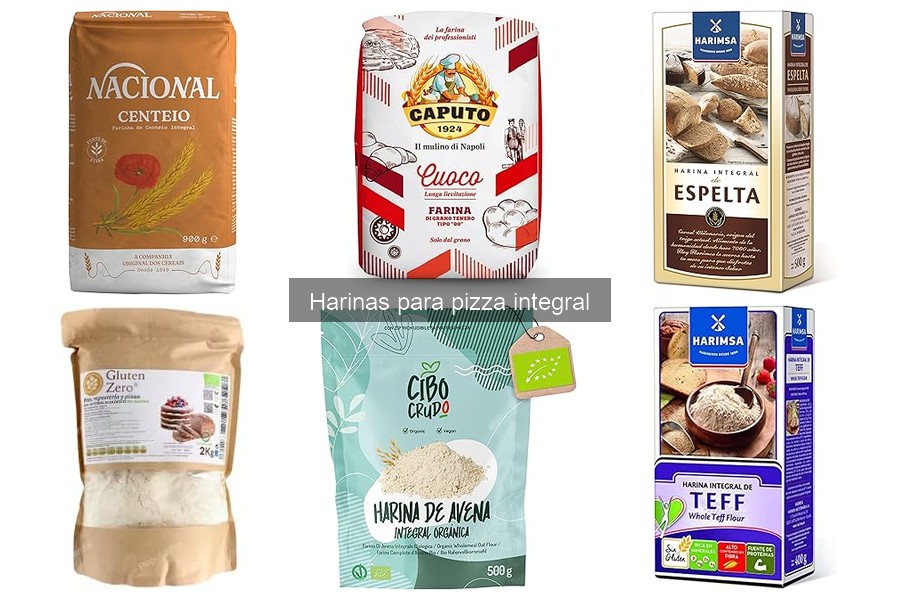 Las Mejores Harinas Integrales para Pizza ¡Comparativa 2023!