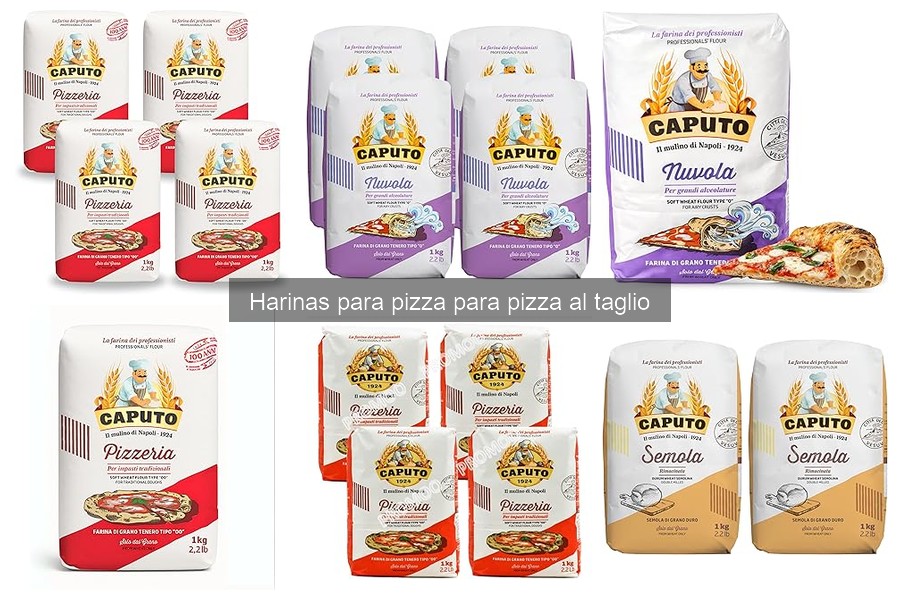 Las mejores harinas para hacer pizza al taglio