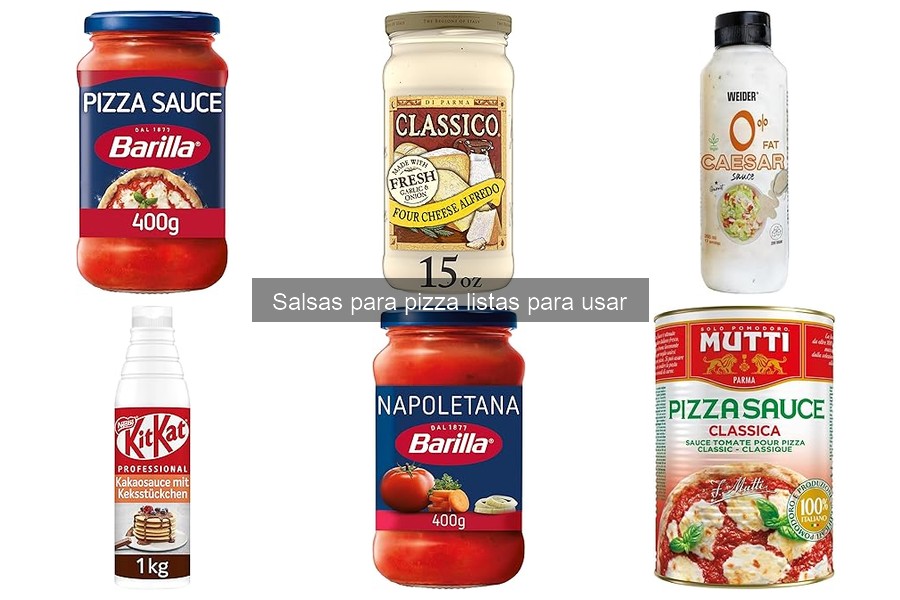 Las mejores salsas para pizza según reseñas de usuarios