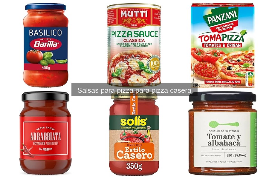 Las salsas para pizza más populares y sus características