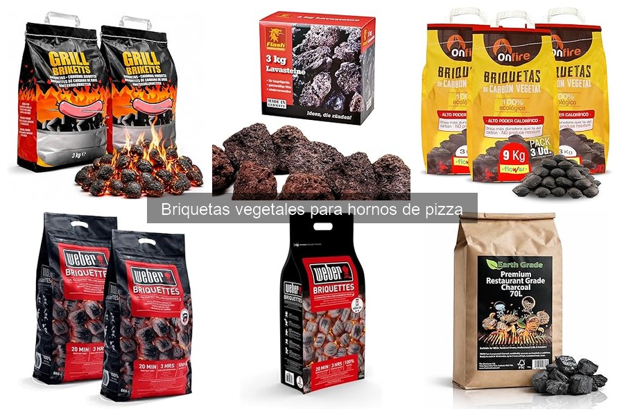 Mantenimiento de briquetas vegetales en hornos de pizza
