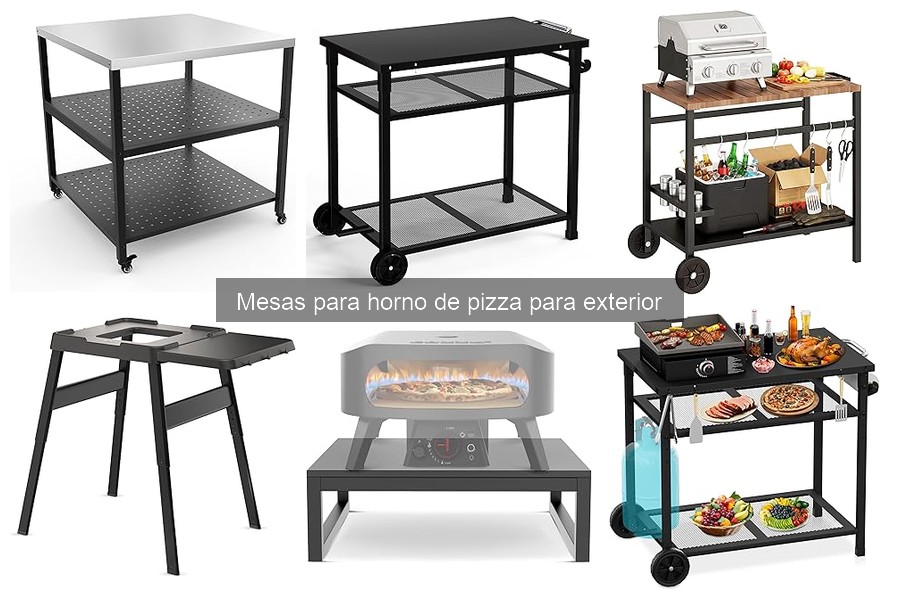 Mantenimiento de mesas para horno de pizza en exterior
