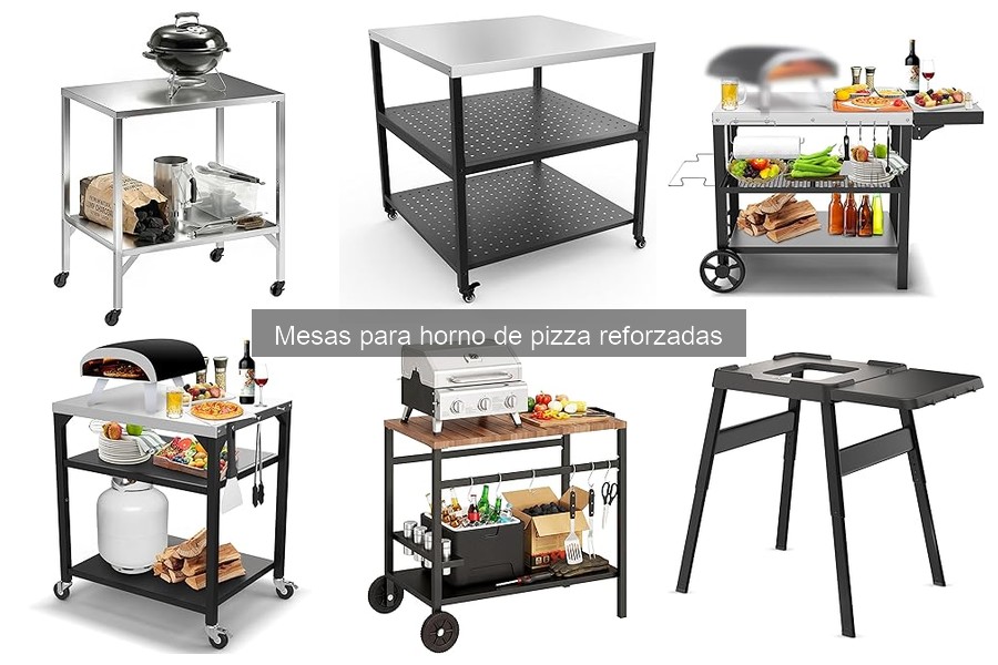 Mantenimiento de mesas para horno de pizza reforzadas