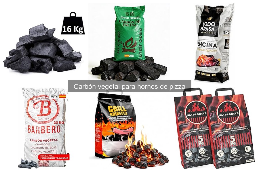 Mantenimiento del carbón vegetal para hornos de pizza