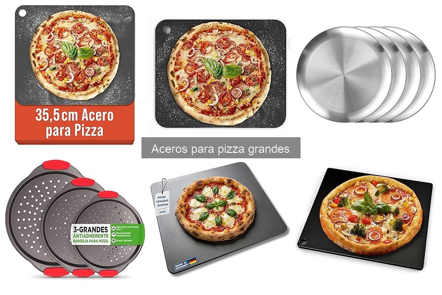 Mantenimiento y cuidado de aceros para pizza grandes