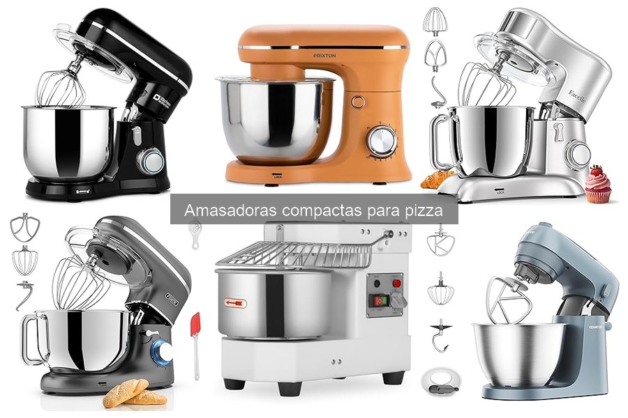 Mantenimiento y limpieza de amasadoras compactas para pizza