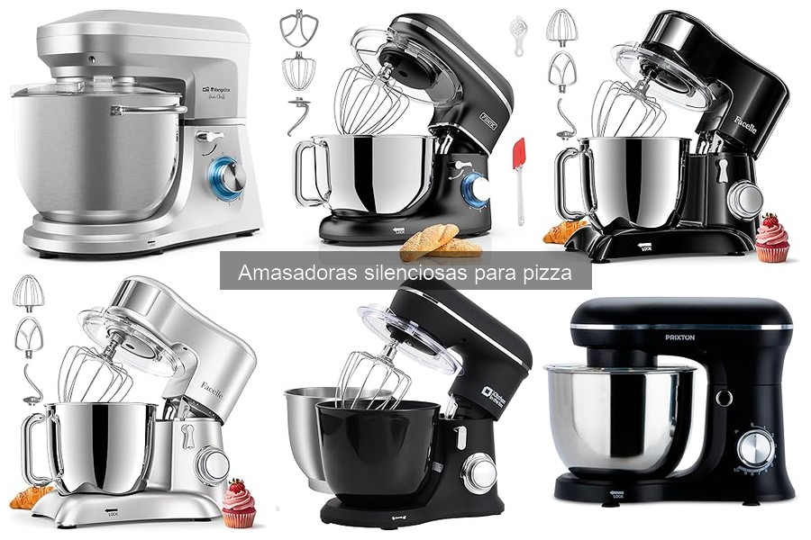 Mantenimiento y limpieza de amasadoras silenciosas para pizza