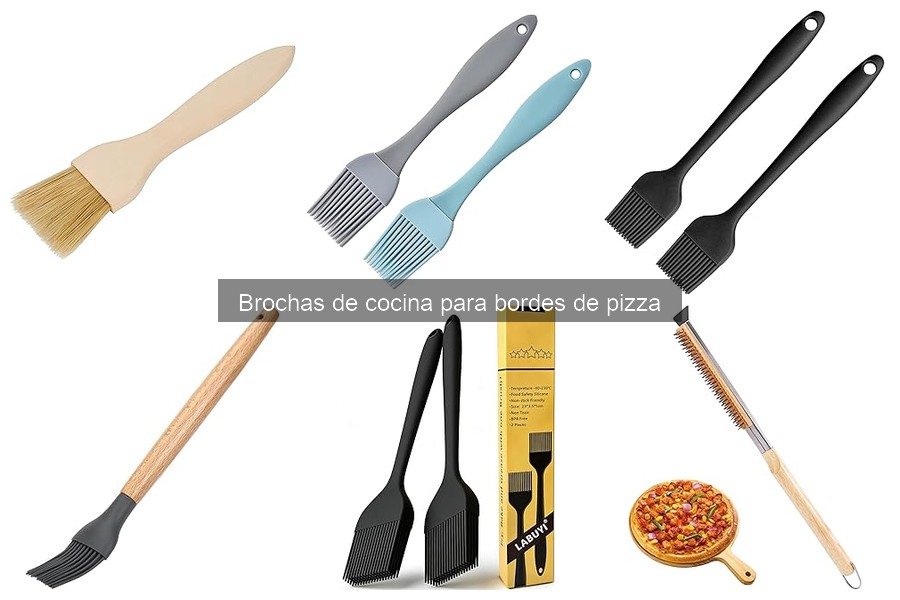 Mantenimiento y limpieza de brochas para bordes de pizza