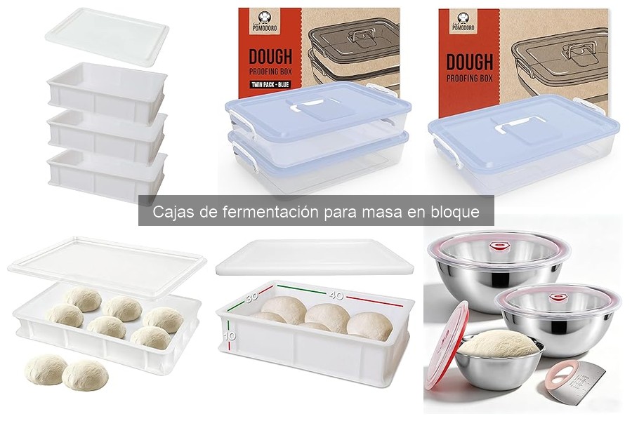 Mantenimiento y limpieza de cajas de fermentación para masa