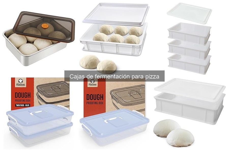 Mantenimiento y limpieza de cajas de fermentación para pizza