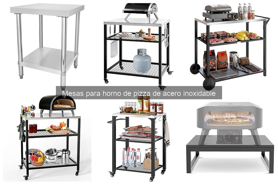 Mantenimiento y limpieza de mesas de acero inoxidable para pizza