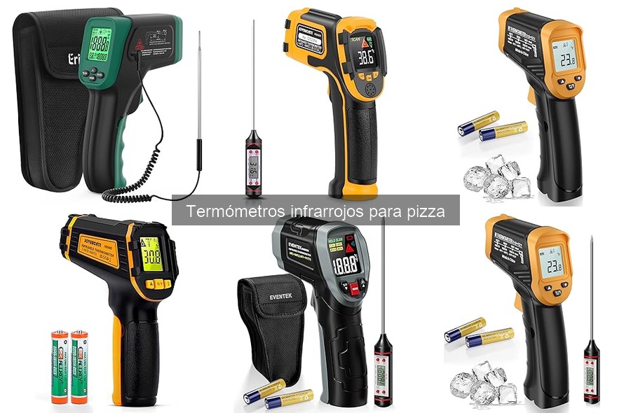 Mantenimiento y limpieza de termómetros infrarrojos para pizza