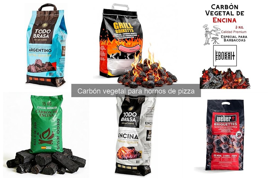 Maximiza el rendimiento del carbón vegetal en hornos de pizza
