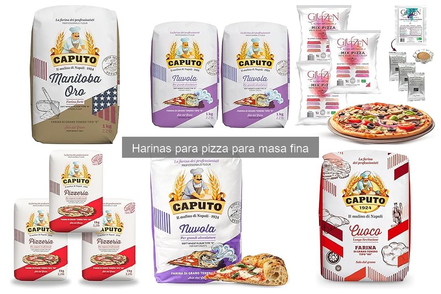 Mejor harina para masa fina de pizza: opciones y propiedades