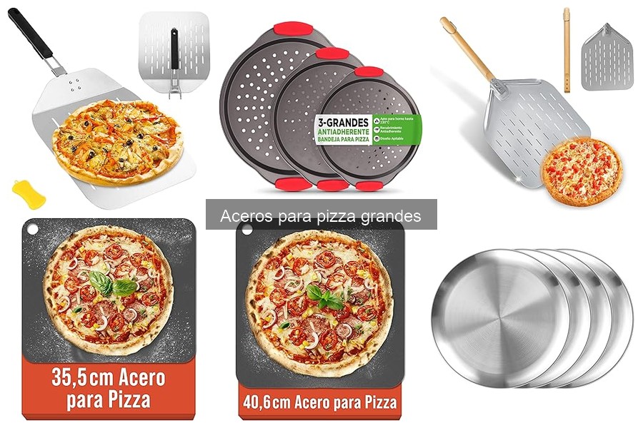 Mejores aceros para pizza grandes en 2023: comparativa