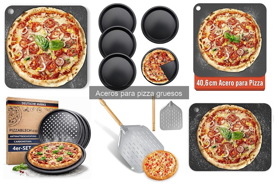 Mejores aceros para pizza gruesos: comparativa 2023