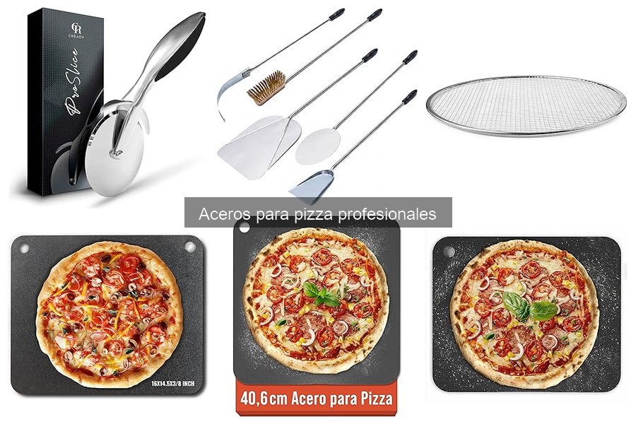Mejores aceros para pizza profesional en 2023: comparativa