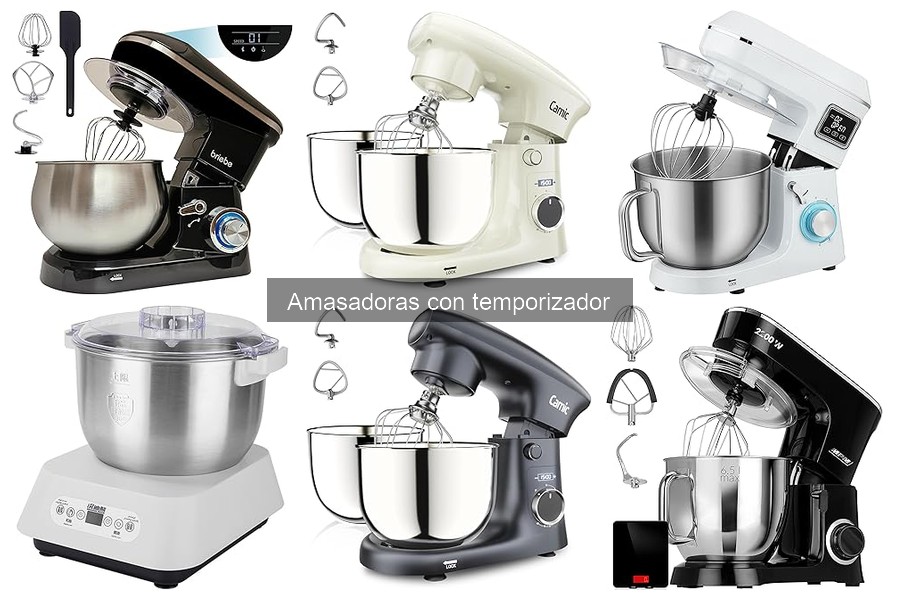 Mejores amasadoras con temporizador en 2023: ¡Descubre las top!