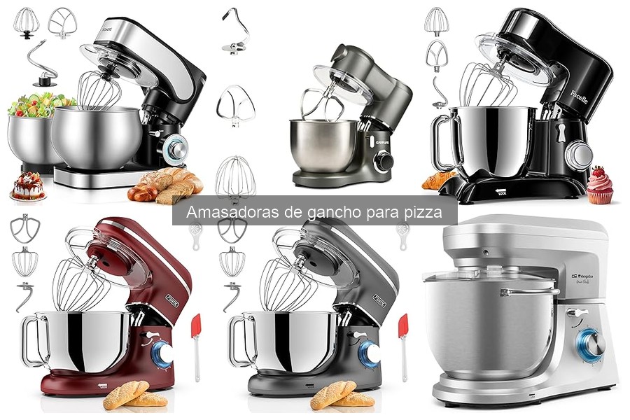 Mejores amasadoras de gancho para masa de pizza en 2023
