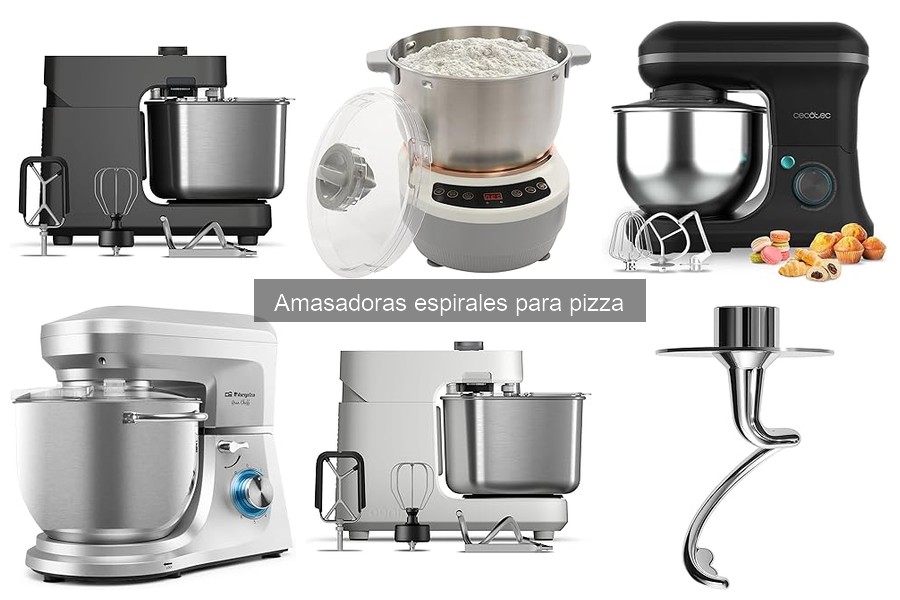 Mejores amasadoras espirales para panaderos caseros