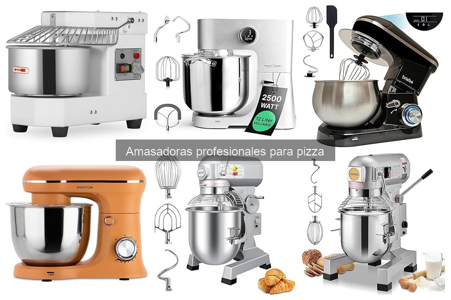 Mejores amasadoras profesionales para pizzerías en 2023