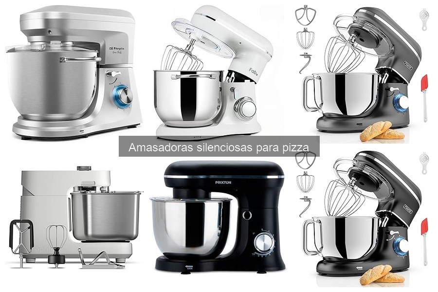 Mejores amasadoras silenciosas para pizza: Comparativa 2023