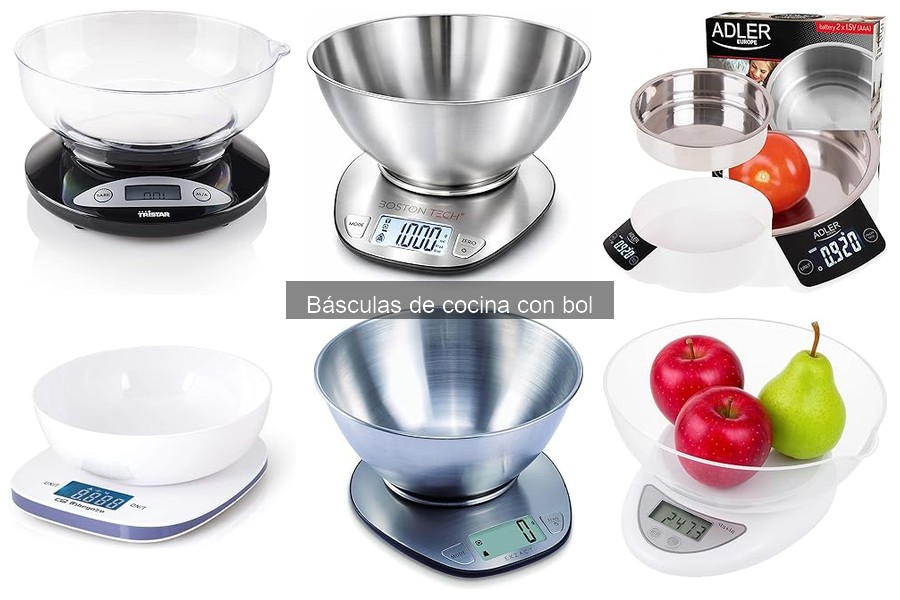 Mejores básculas de cocina con bol del 2023: comparativa
