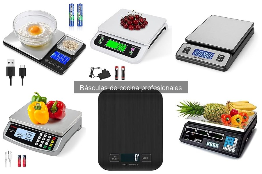 Mejores básculas de cocina para chefs profesionales en 2023