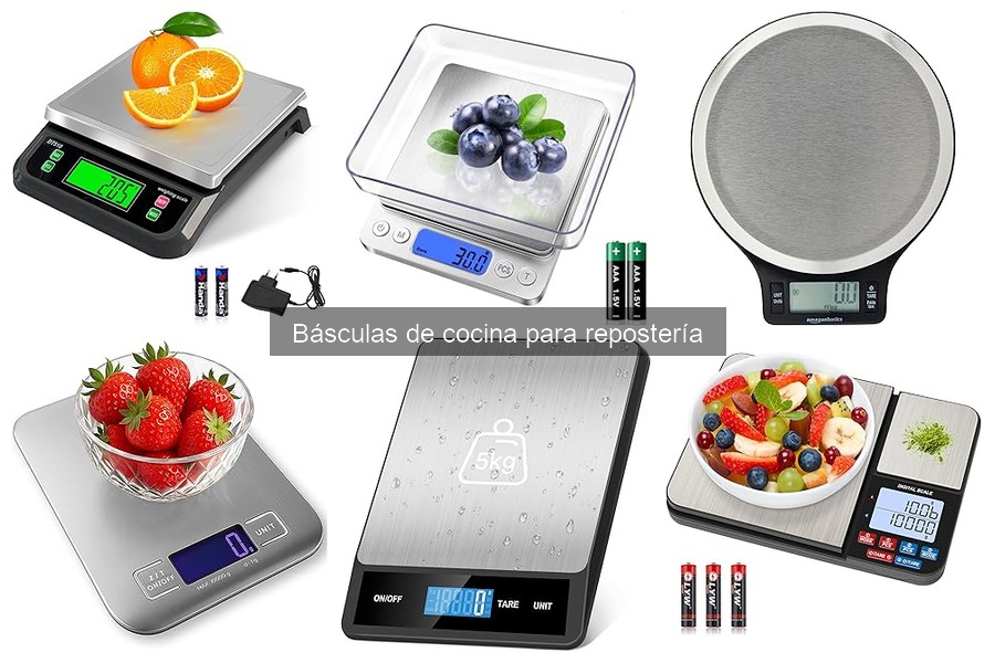 Mejores básculas de cocina para repostería del año 2023